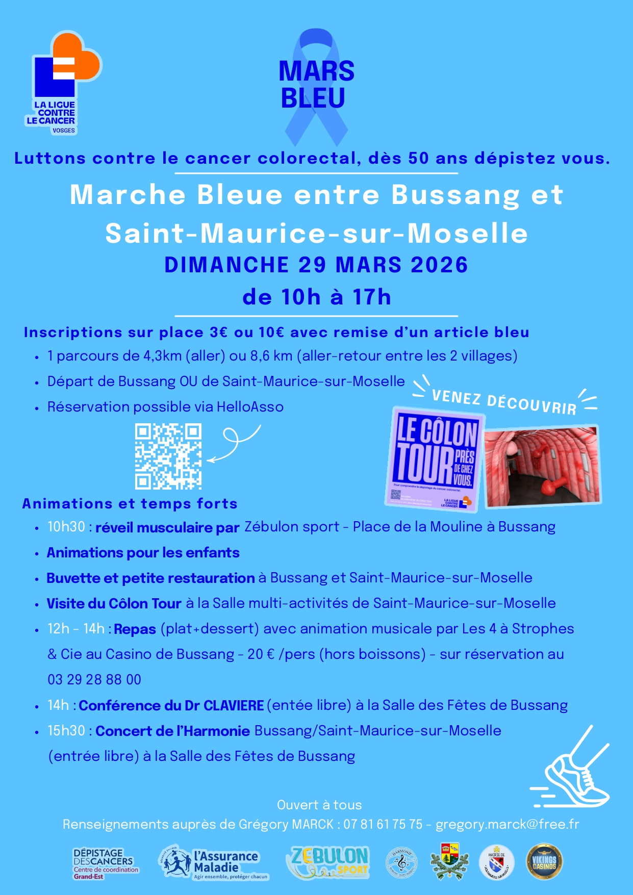 MARCHE BLEUE ENTRE BUSSANG ET SAINT MAURICE/MOSELLE